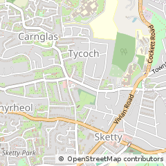 Map of Swansea