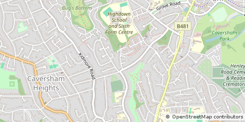 Map of Reading