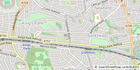 Map of Glasgow