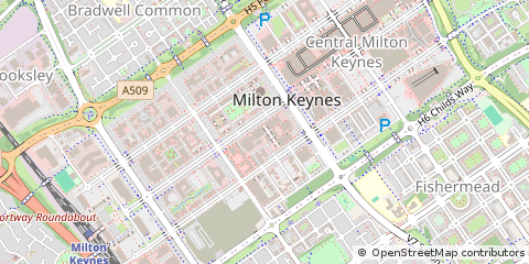 Map of Milton Keynes