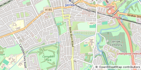 Map of Jarrow