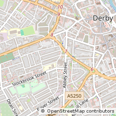 Map of Derby