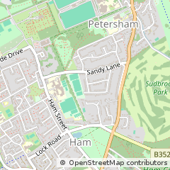 Map of Richmond, Surrey