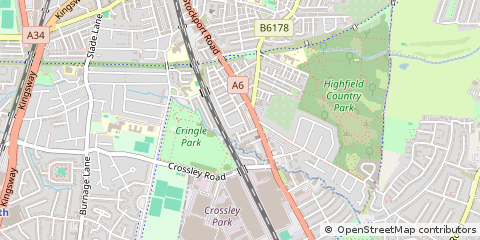 Map of Manchester