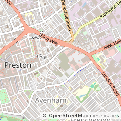 Map of Preston