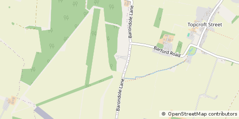 Map of Bungay, Suffolk