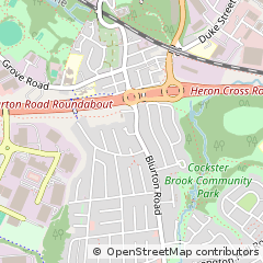 Map of Stoke on Trent, Staffordshire