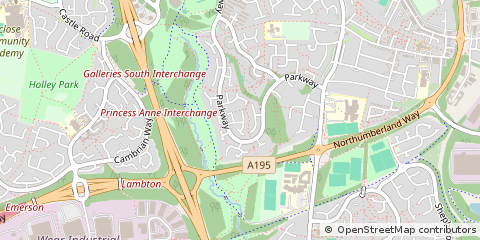 Map of Biddick