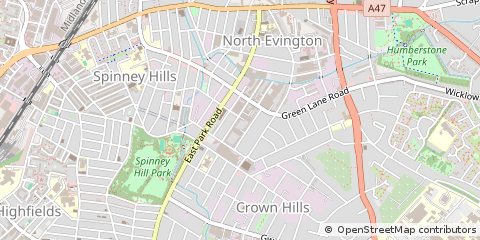 Map of Leicester