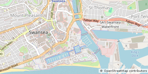 Map of Swansea