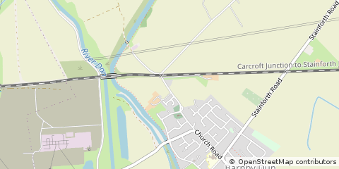 Map of Doncaster