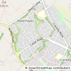 Map of Newcastle-Under-Lyme, Staffordshire