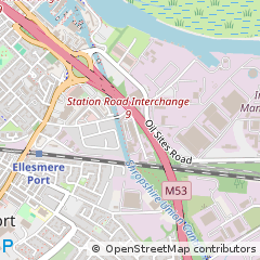 Map of Ellesmere Port, Cheshire