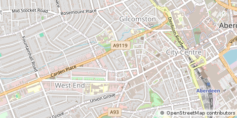 Map of Aberdeen