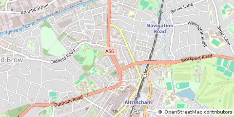 Map of Altrincham