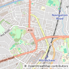 Map of Altrincham