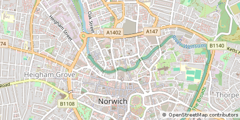 Map of Norwich