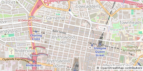 Map of Glasgow