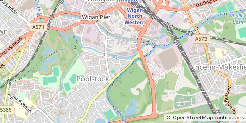 Map of Wigan