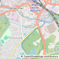 Map of Wigan