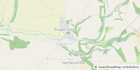 Map of Bridport, Dorset