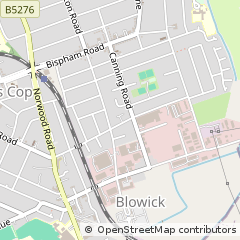 Map of Southport, Merseyside