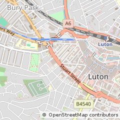 Map of Luton