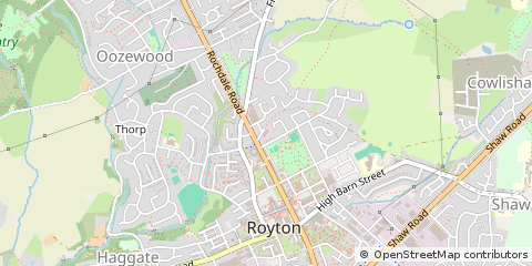 Map of Oldham