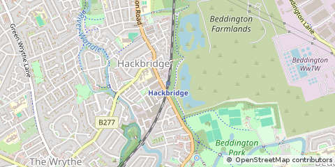 Map of Wallington.surrey.