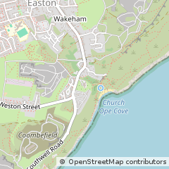 Map of Portland, Dorset