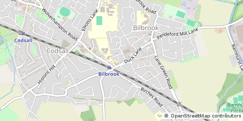 Map of Wolverhampton, West Midlands