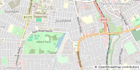 Map of Middlesbrough