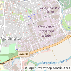 Map of Bedford