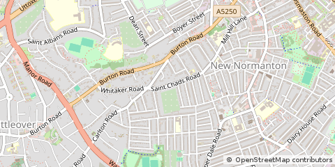 Map of Derby, Derbyshire