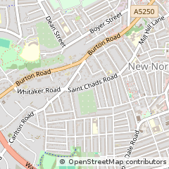 Map of Derby, Derbyshire