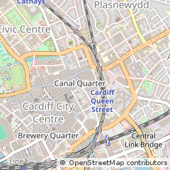 Map of Cardiff
