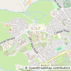 Map of Carmarthen