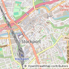 Map of Stockport, Cheshire