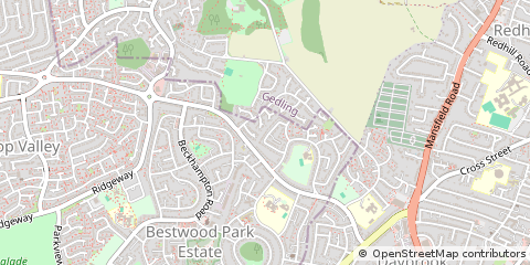 Map of Nottingham