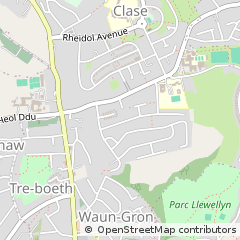 Map of Swansea