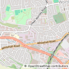 Map of Leeds, West Yorkshire