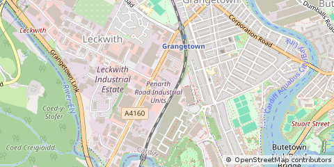 Map of Cardiff