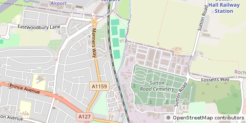 Map of Temple Farm Industrial Estate, Southend on SEA Essex