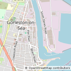 Map of Great Yarmouth, Norfolk