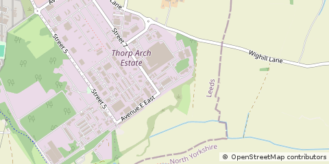 Map of Leeds, West Yorkshire