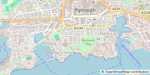 Map of Plymouth