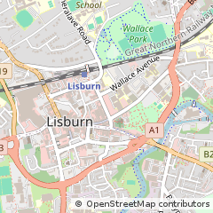 Map of Lisburn, Co. Antrim