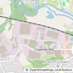 Map of Wigan, Lancashire