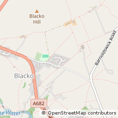 Map of Nelson, Lancashire