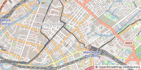 Map of Manchester